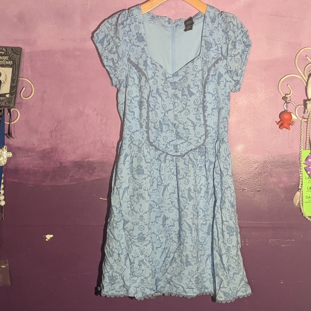 Floral Blue Dress